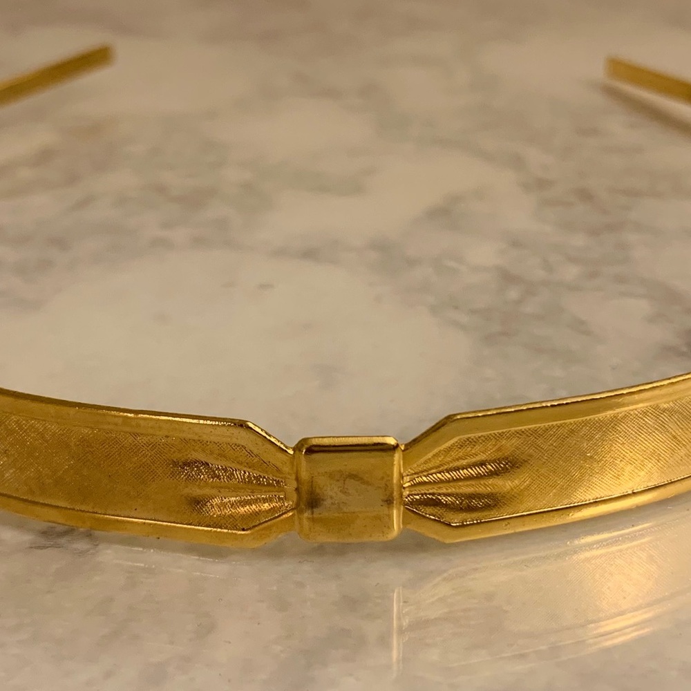 Tuleste Bow Gold Headband
